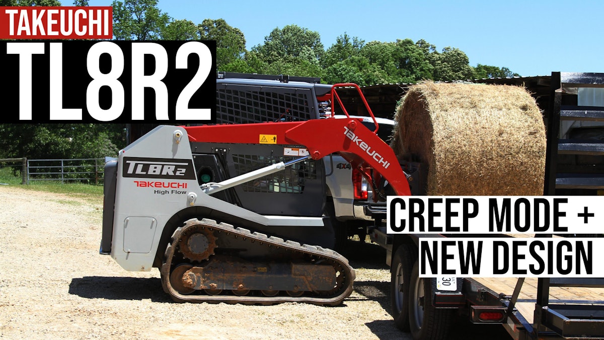 Redesigned Takeuchi TL8R2 has new Creep Mode | Equipment World