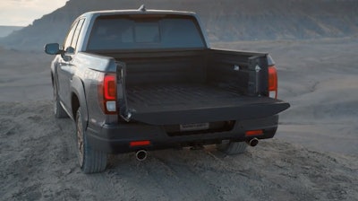 Big truck appeal. Honda reports that the 2021 Ridgeline is the only midsize truck that can accommodate flat-stacked 4-foot wide plywood and sheetrock in its bed.