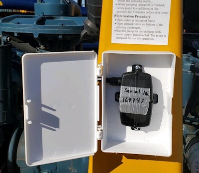 The AssetCommand Max installed on a machine.