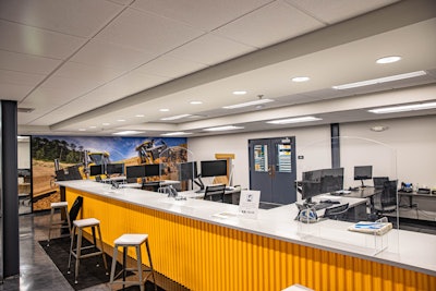 West Side Tractor’s parts counter area.