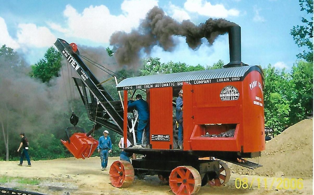 modern steam shovel