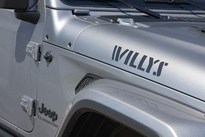 2021 Jeep Gladiator Willys hood decal