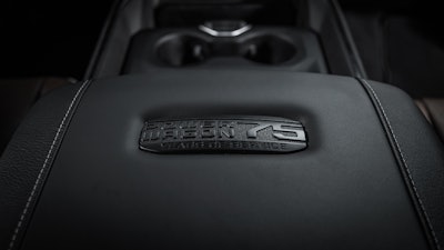 2021 Ram Power Wagon 75th Anniversary Edition center console badge