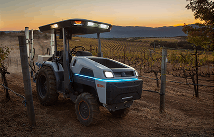 The fully electric, zero-emissions Monarch Tractor utilizes autonomous technology and can be operated as driver-assisted or driver-optional. It is expected to ship in fall 2021.