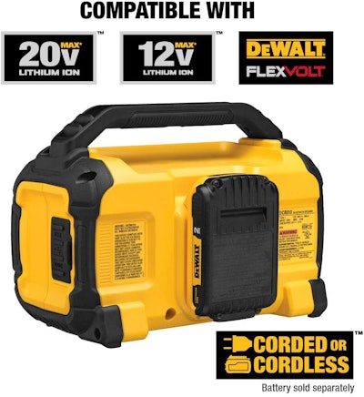 DeWalt Jobsite Bluetooth Speaker details