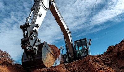 Bobcat E143 excavator at jobsite