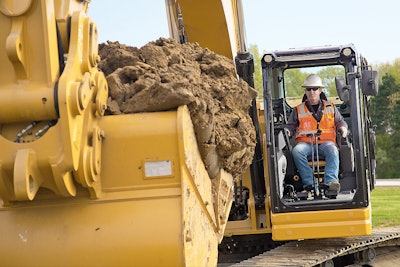 Cat's 335 excavator delivers 15% greater digging force