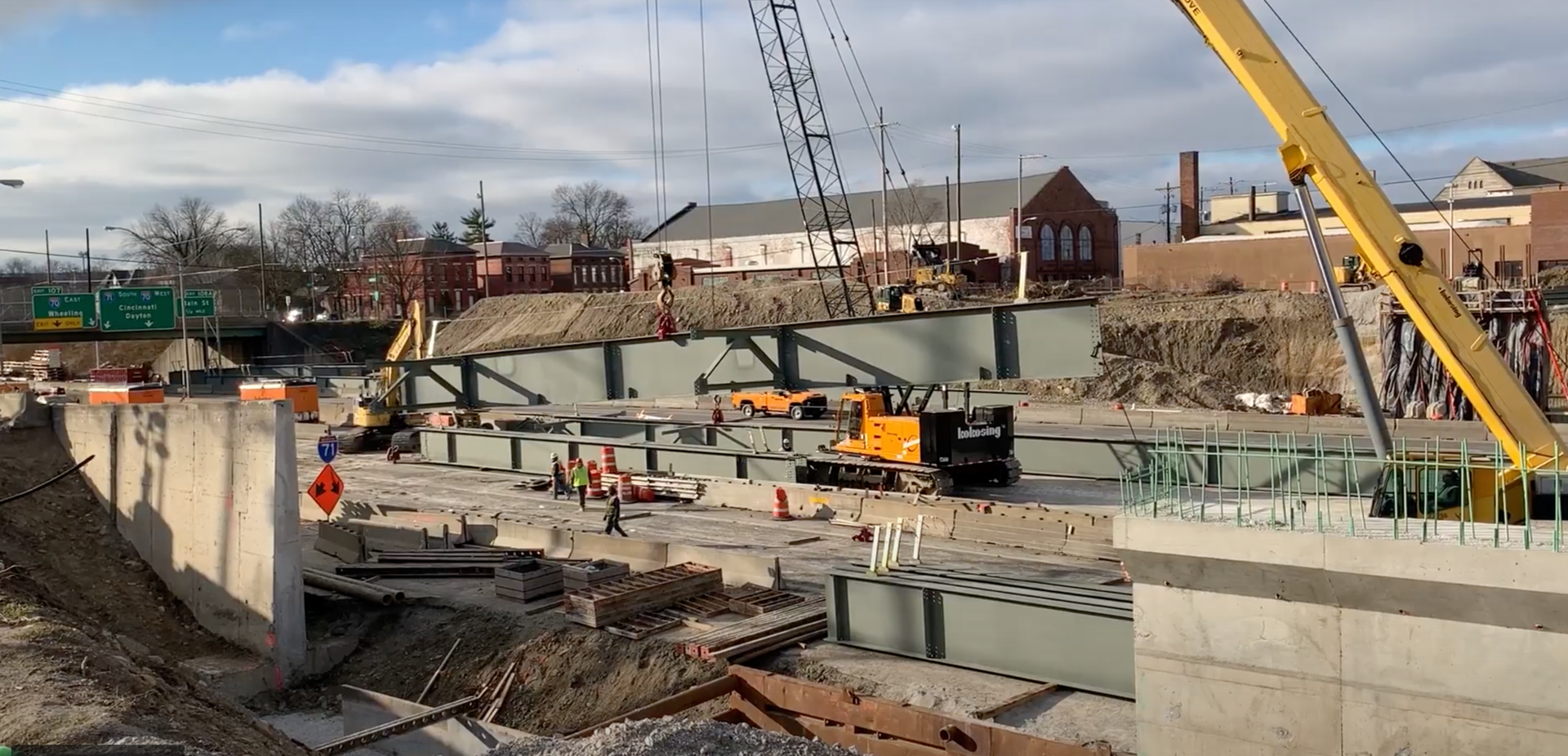 Interstate 70/71 Reconstruction Progress In Columbus, Ohio | Equipment ...