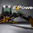John Deer e-power electric backhoe