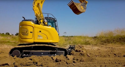 Kobelco ED160BR-7 Blade Runner at construction jobsite