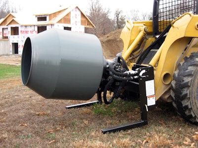 Worksaver’s SS-590 Hydraulic Cement Mixer
