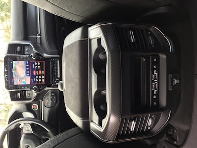 TRX gets heated and cooled seats in the back. The seats also recline.