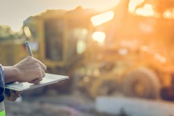 construction site utilizing technology and equipment