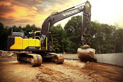 volvo excavator