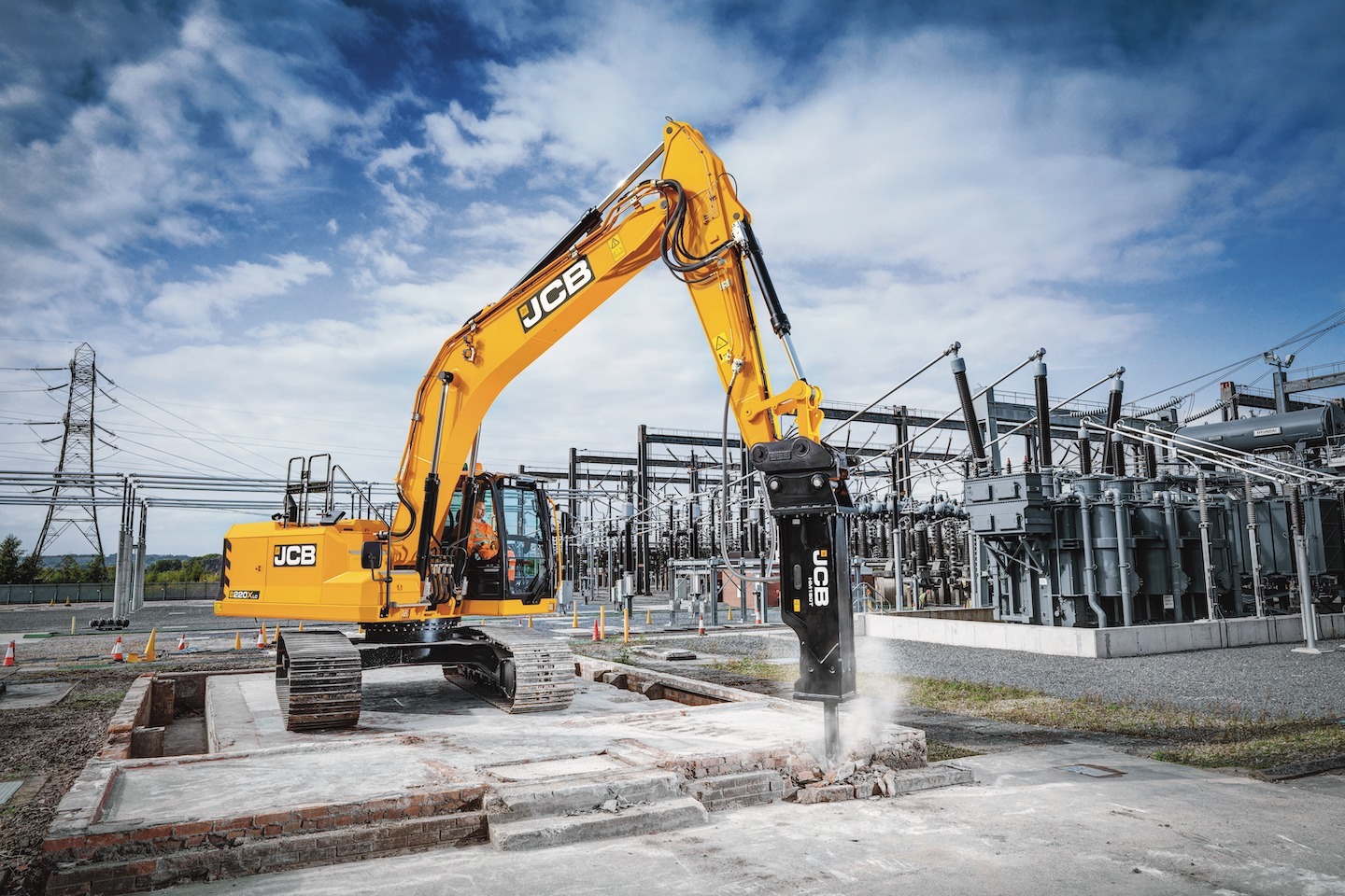 jcb breaker attachment