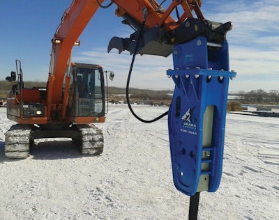 okada TOP100A HYDRAULIC BREAKER