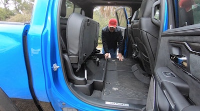 Plenty of storage in the 2021 Ram 1500 TRX