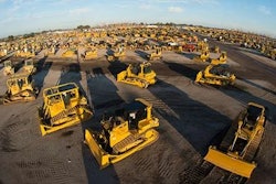 Ritchie Bros Orlando auction ground of construction equipment