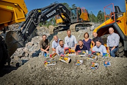 volvo construction equipment with volvo toys