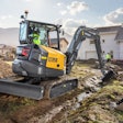 Volvo ECR58F compact excavator