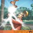 Drawing of a construction worker being electrocuted by a metal pole on a jobsite