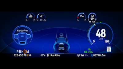 Ford's BlueCruise on-highway self-driving feature will alert drivers when they've entered a Ford-approved, hands-free driving zone.