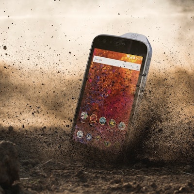 phone dropping in dirt