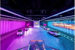 An underground station for the new Las Vegas Convention Center Loop developed by Elon Musk's Boring Company.
