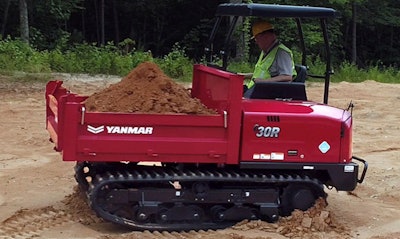 man operating yanmar equipment