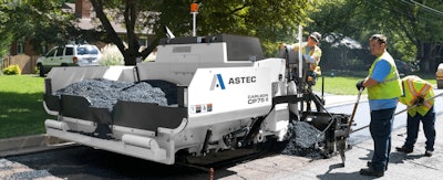 Astec Carlson CP75 Aspalt Paver after rebrand
