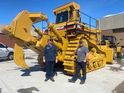 Franken-Dozer with creators