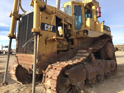 Cat D9L before rebuild