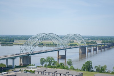 The I-40 Hernando DeSoto Bridge
