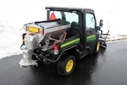 Hilltip's new IceStriker 500 salt and sand spreader
