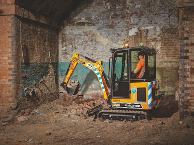 JCB 19C-1E electric compact excavator