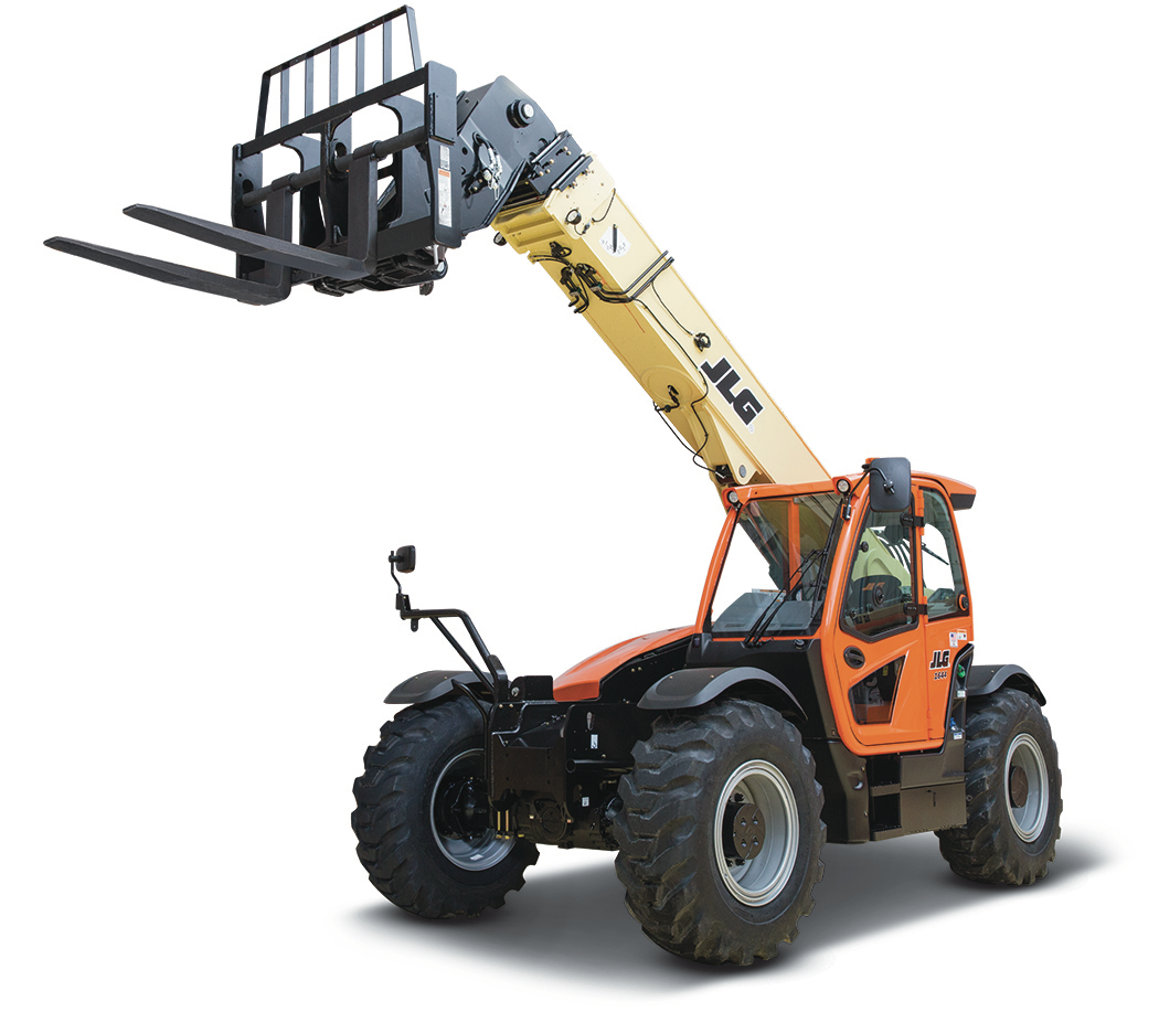 JLG Telehandler Equipped with Remote-Control Boom