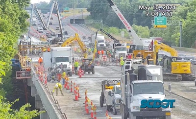 I-77 Bridge Deck Rebuild Crews