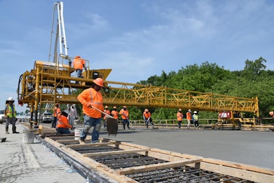 I-77 Bridge Concrete Pour
