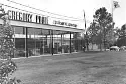 An historical photo of Gregory Poole's Raleigh facility.