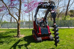 Danuser Mini Skid Steer Mounted EP Auger System