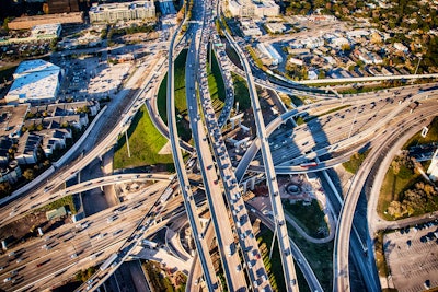 Interstate 10 and 610 in Houston