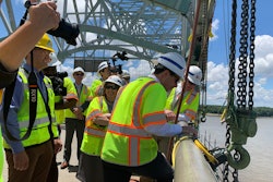 Buttigieg inspects closed de Soto Bridge