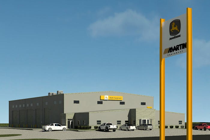 Martin Equipment's new Columbia, Missouri, facility will be fully open by next spring.