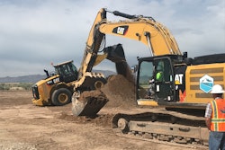 Construction crew on site