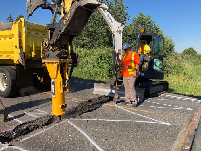 Washington heat road buckles repairs