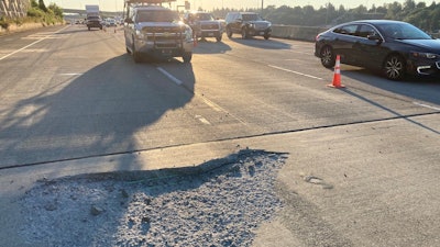 Washington heat road buckle I-5 Tacoma