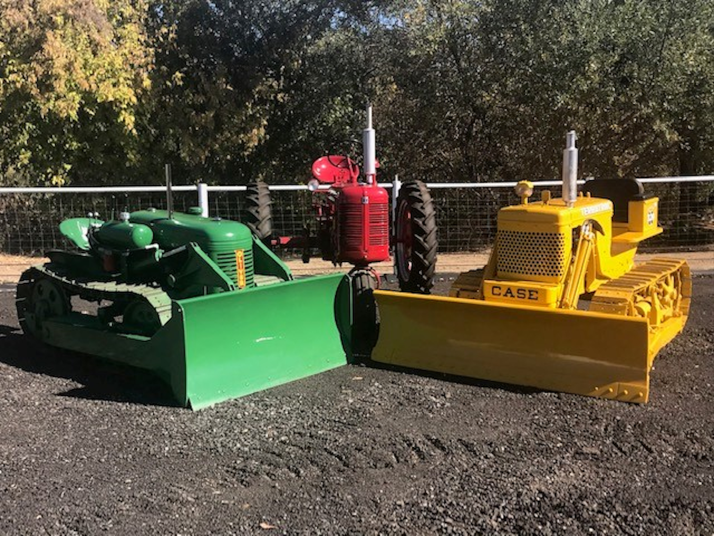 Restored antique tractors Havemann family