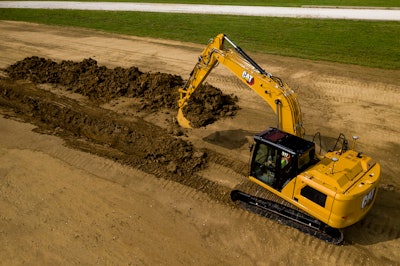 Cat 317 excavator