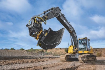 John Deere Engcon tiltrotator