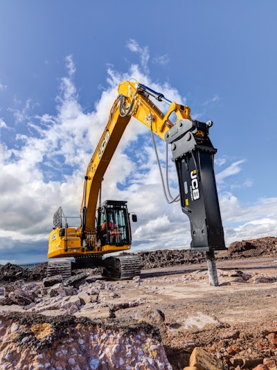 JCB 220X excavator hydraulic hammer